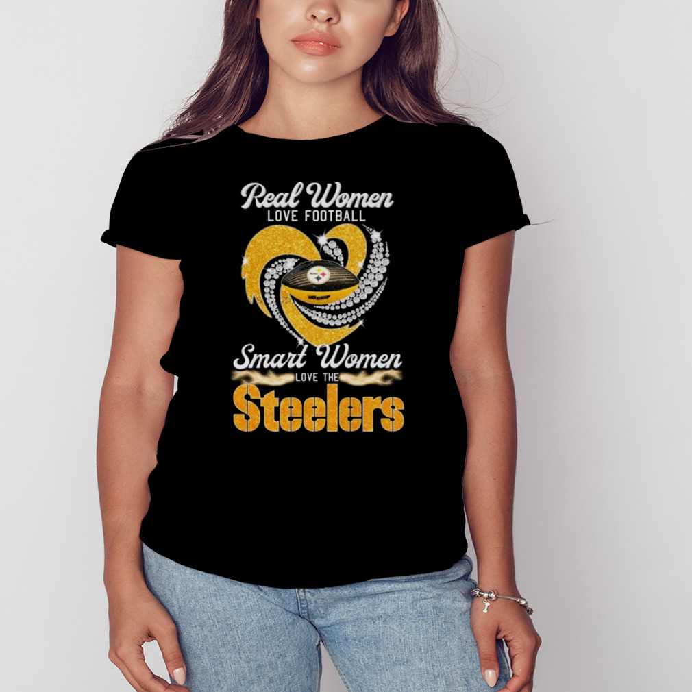 Real women love football smart women love Pittsburgh Steelers football logo  jewelry heart shirt, hoodie, sweater, long sleeve and tank top