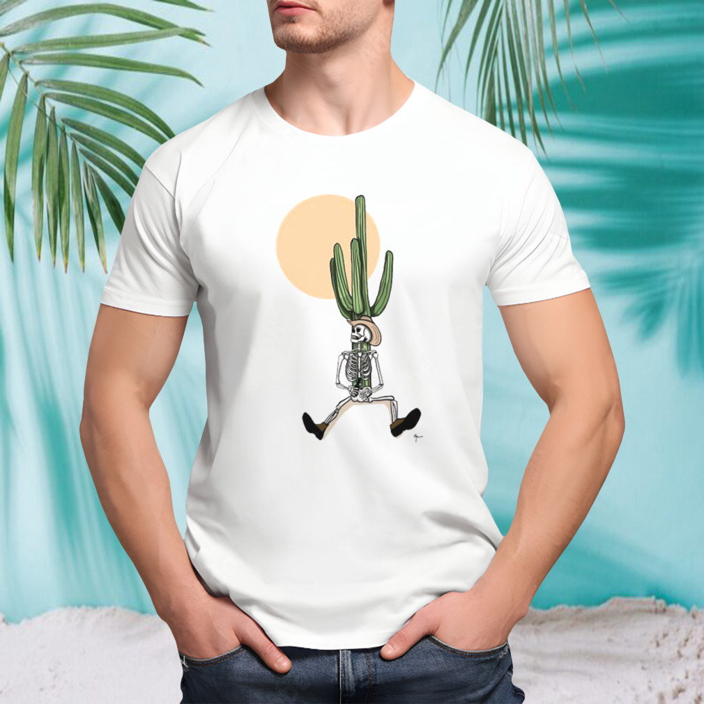 Sunshine Daydream Cactus Skeleton Shirt