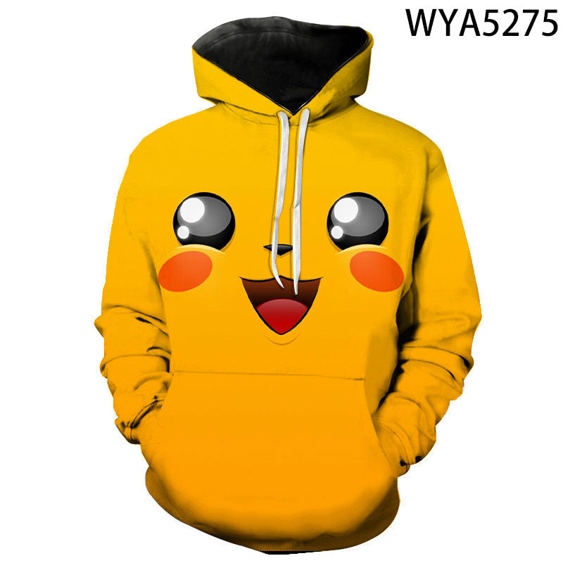 3D Printed Hoodies - Games Pokemon Sweatshirts