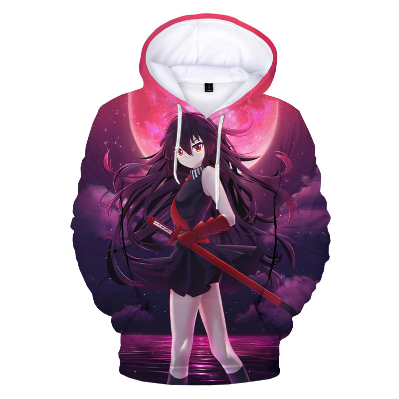 Anime Akame Ga Kill 3D Printed Hoodie Sweatshirts