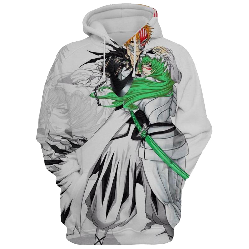 Bleach 3D Printed Hoodie