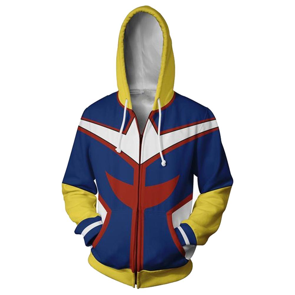 Boku No Hero Academia My Hero Academia All Might Hooded Jacket Sweatshirt