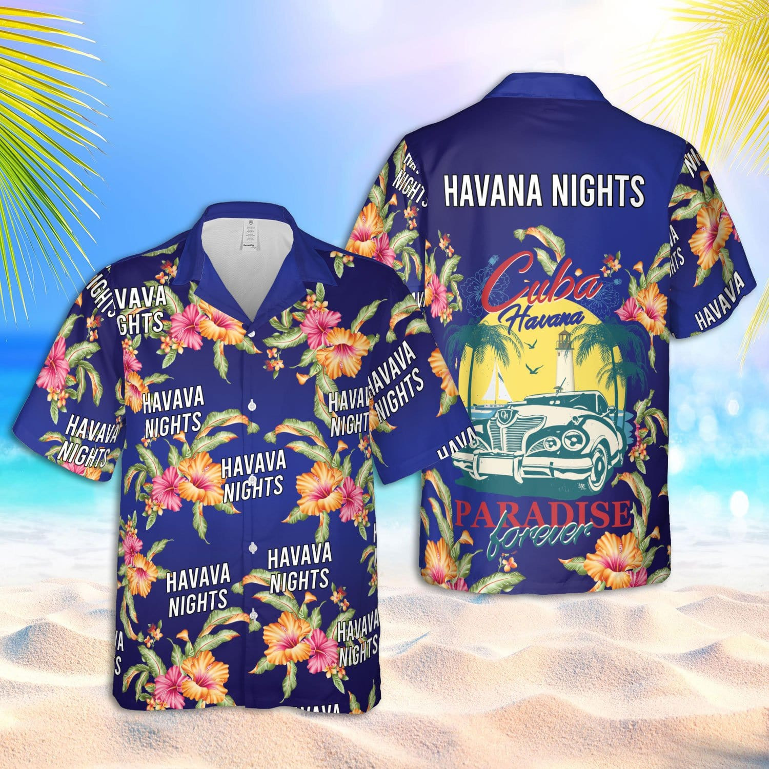 Havana Nights In Cuba Hawaiian Aloha Shirts Dh