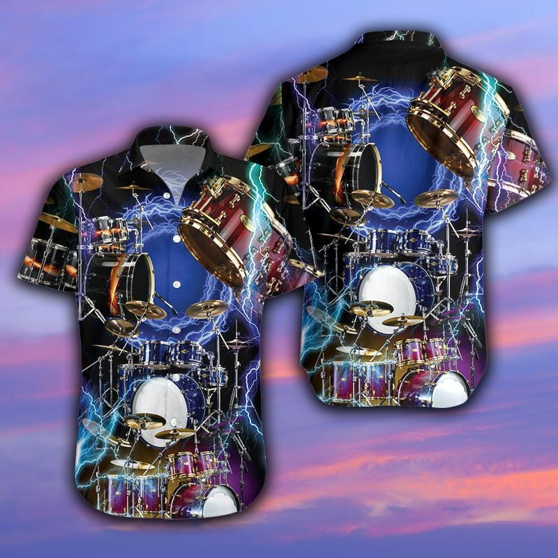 Hawaiian Aloha Shirts Drumming Is My Cardio 140421L