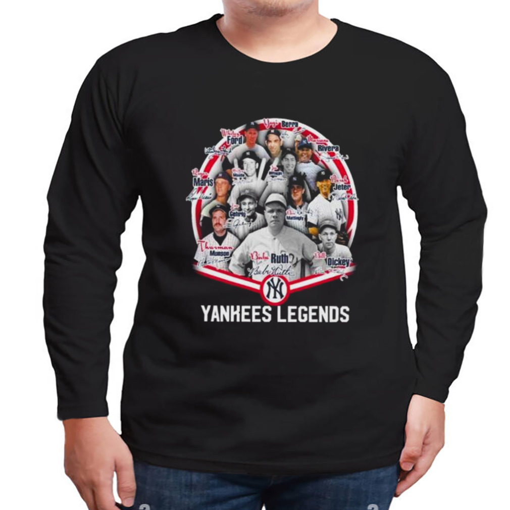 Official New york yankees legend all players signatures 2023 T