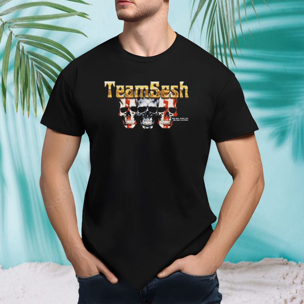 Teamsesh ride slow smoke fast dirt road low class art design t-shirt