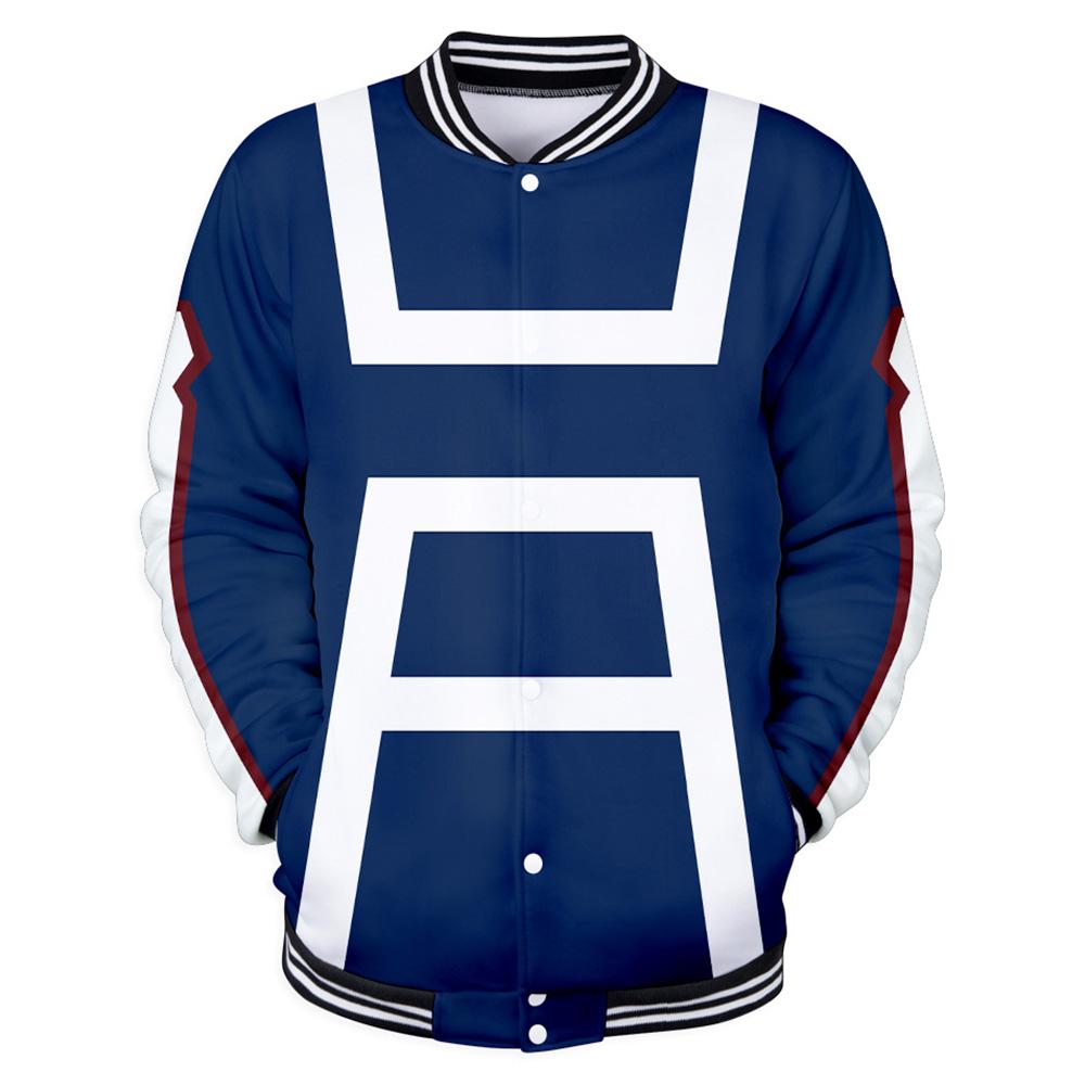 Boku No Hero Academia My Hero Academia Costume Training Baseball Jacket Unisex