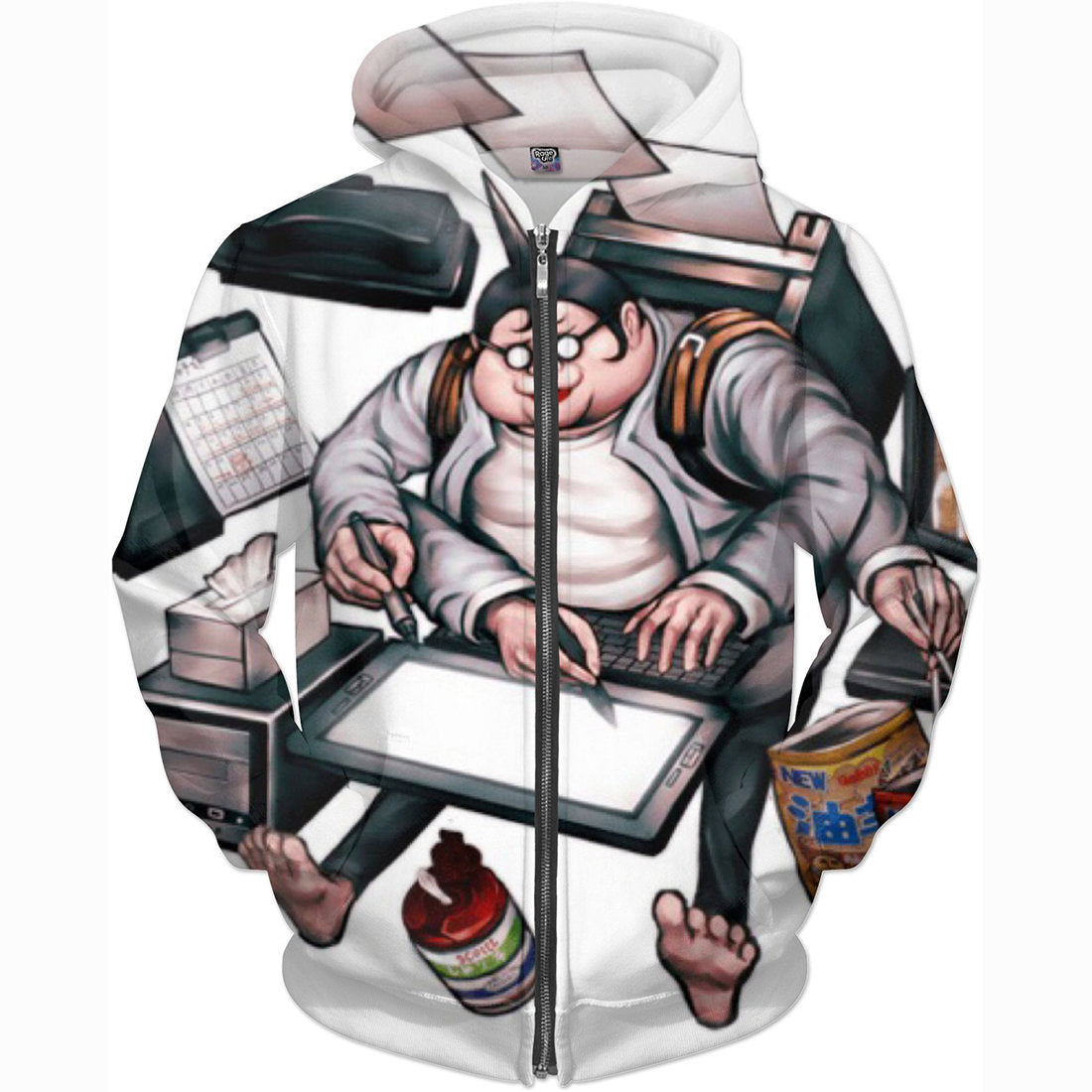 Danganronpa Hifumi Yamada Hoodies - Zip Up Hoodie