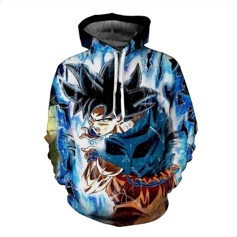 Dragon Ball Z- Goku Instinto Superior 3D Hoodie