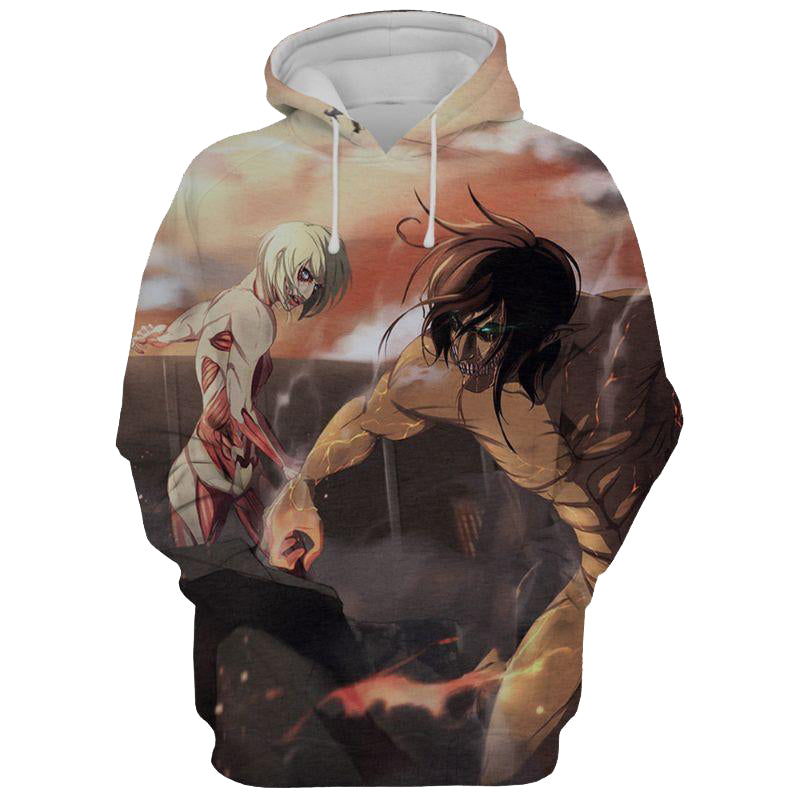 Eren Yeager- Attack On Titan 3D Hoodie