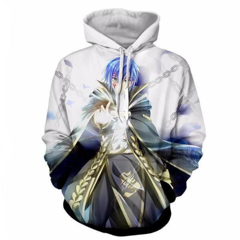 Fairy Tail Jellal white Fairy Tail Hoodie