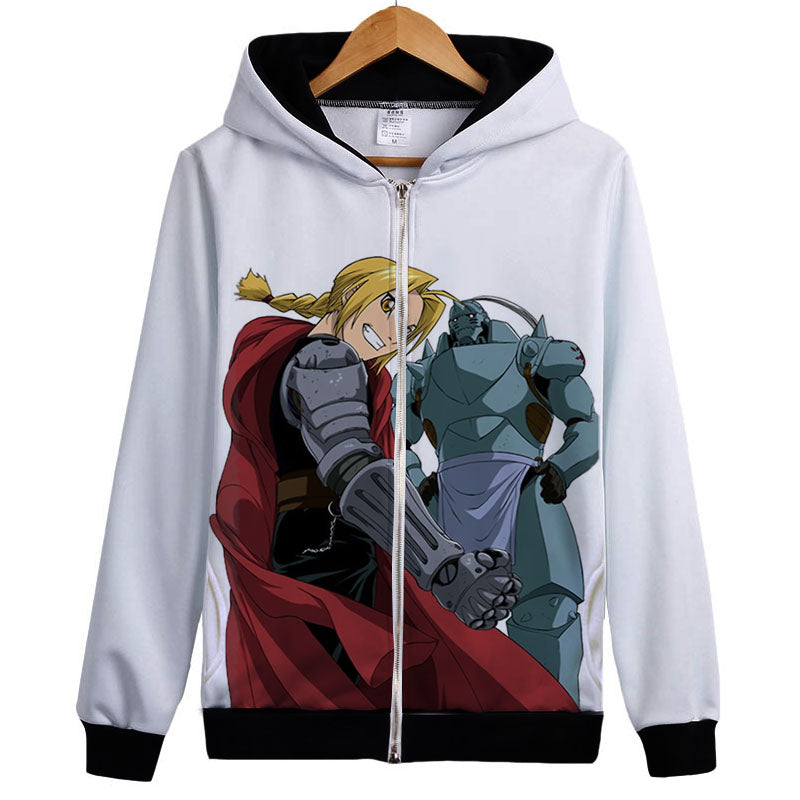 Fullmetal Alchemist Hoodies - Zip Up Hoodie