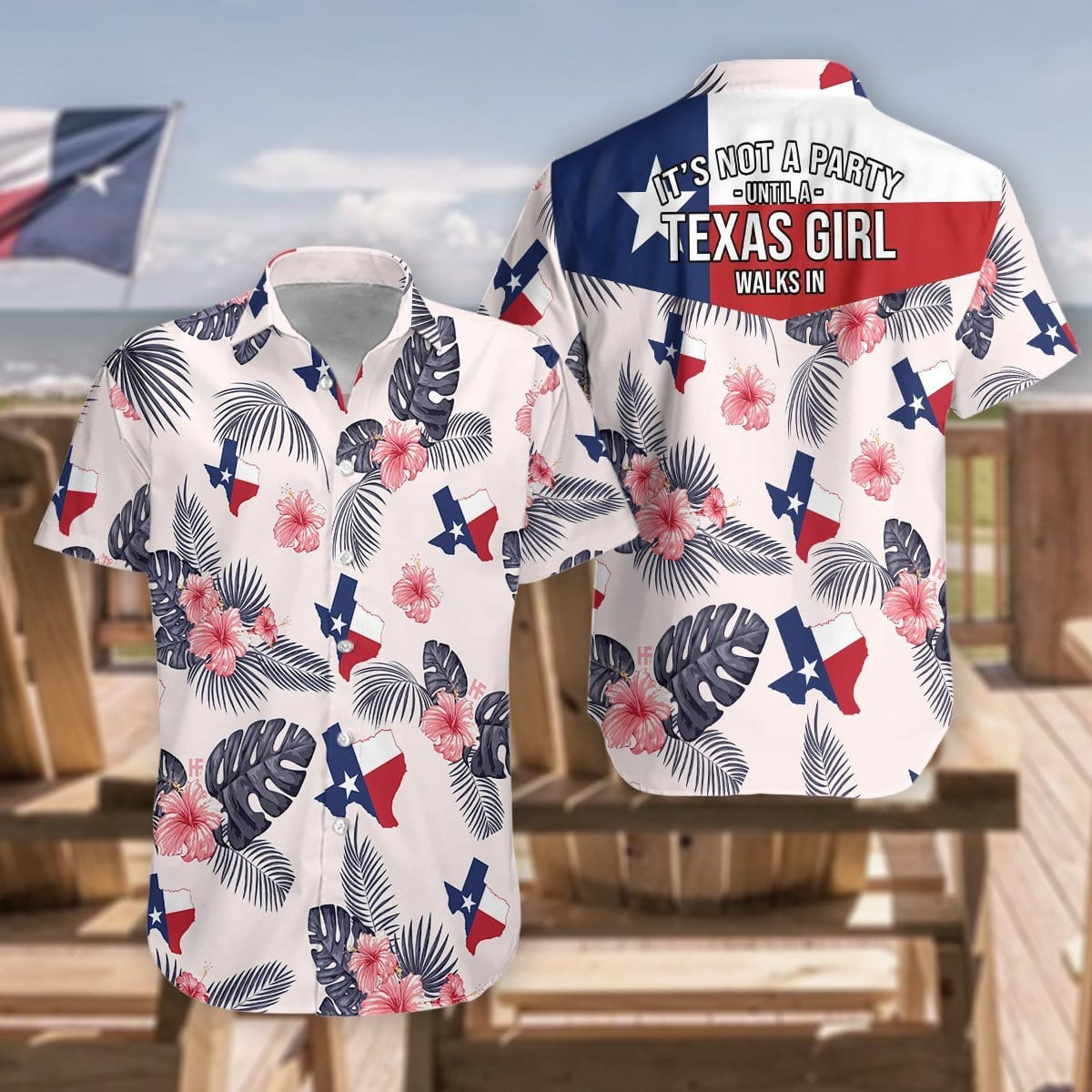 Hawaiian Aloha Shirts Its Not A Party Until A Texas Girl Walks In