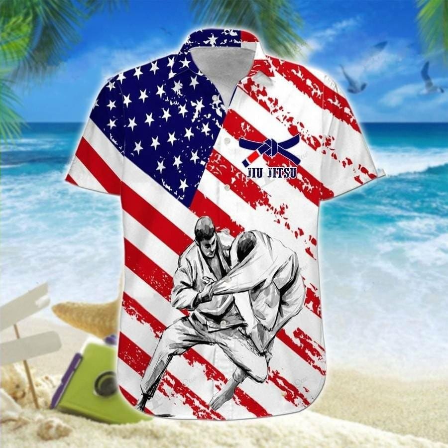 Hawaiian Aloha Shirts Jiu Jitsu American
