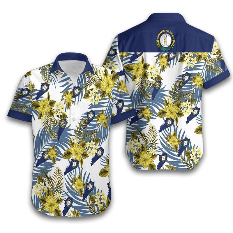 Hawaiian Aloha Shirts Kentucky Proud