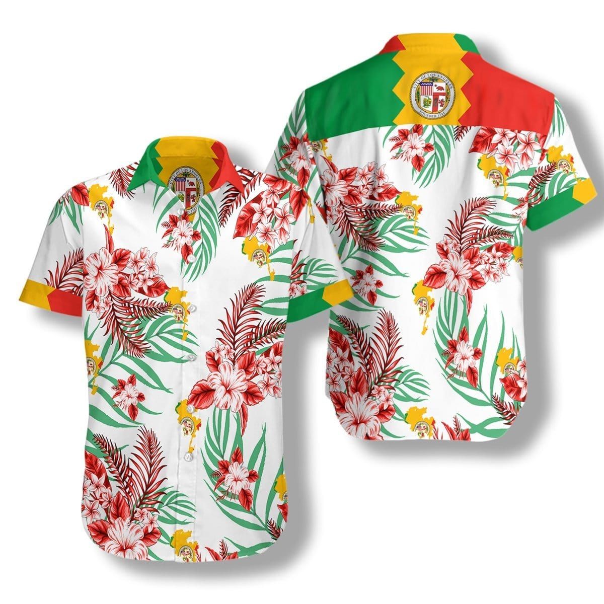 Hawaiian Aloha Shirts Los Angeles Proud