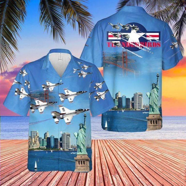 Hawaiian Aloha Shirts Us Air Force Thunderbirds