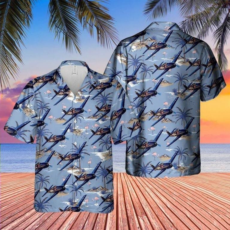 Hawaiian Aloha Shirts Us Navy Grumman F6F Hellcat