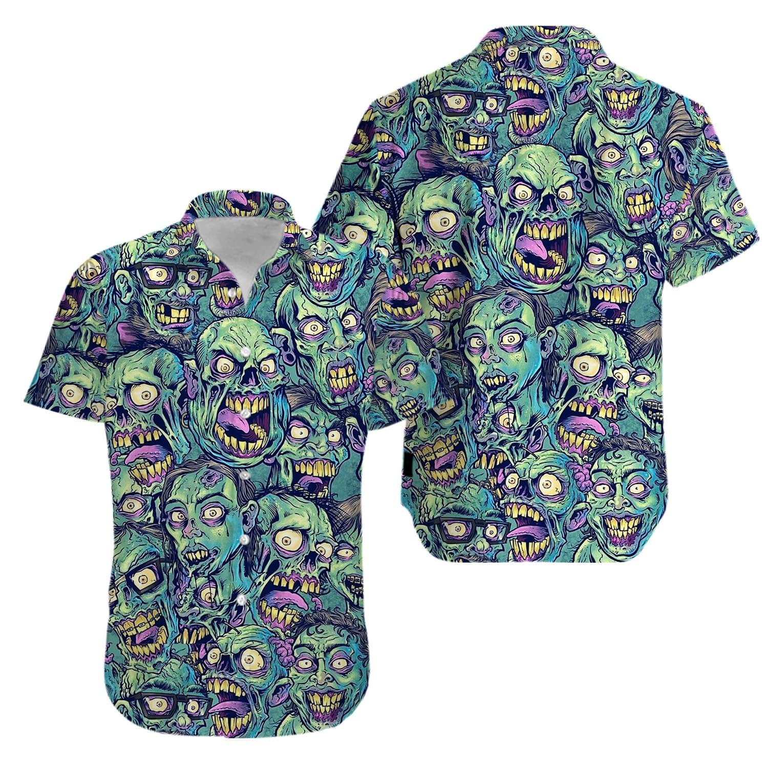 Hawaiian Aloha Shirts Zombies Kv