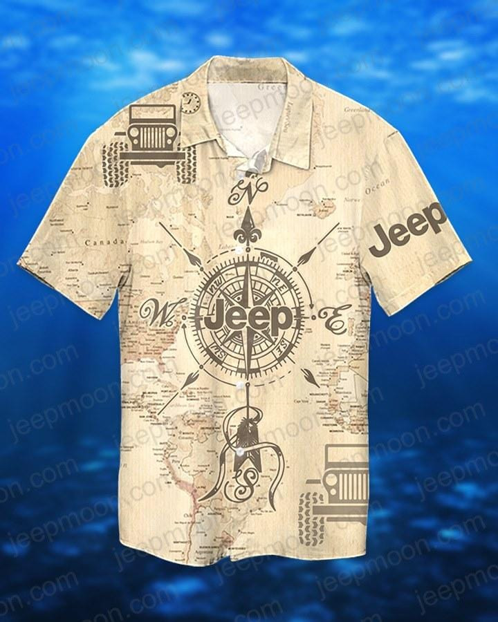 Jeep Compass Vintage Hawaiian Aloha Shirts Kv