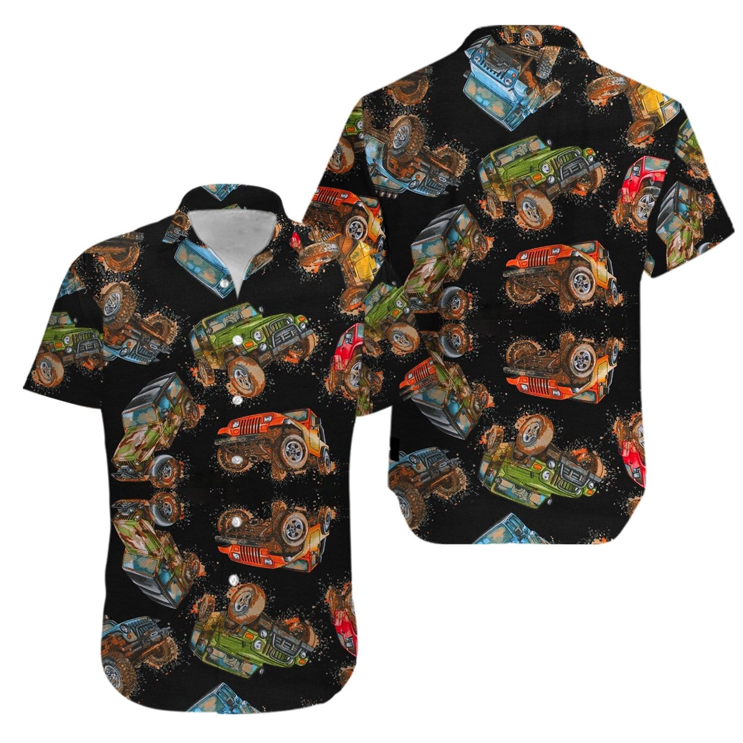 Jeep Life Hawaiian Aloha Shirts Kv