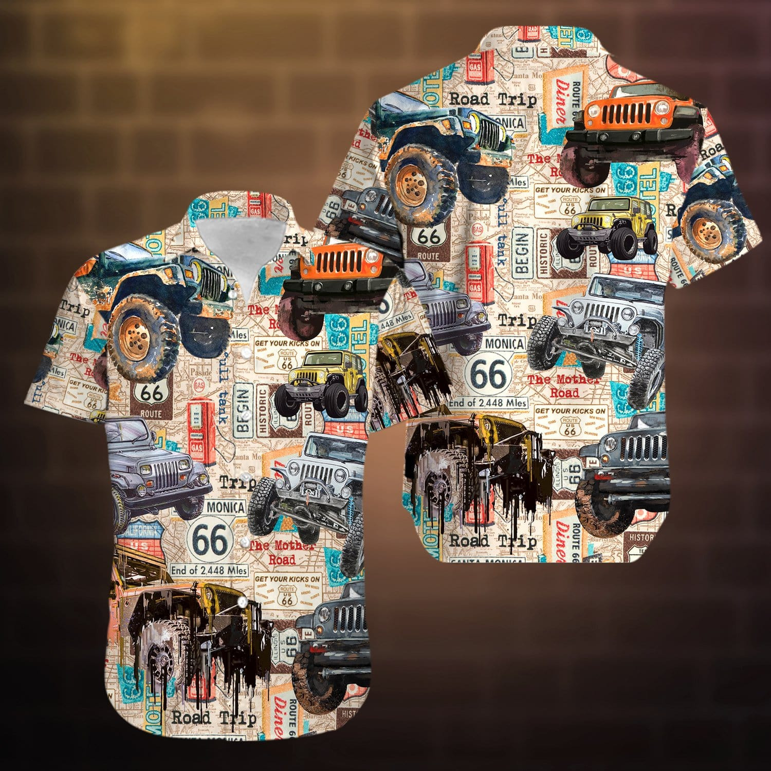 Jeep Life Is The Best Life Vintage Unisex Hawaiian Shirts