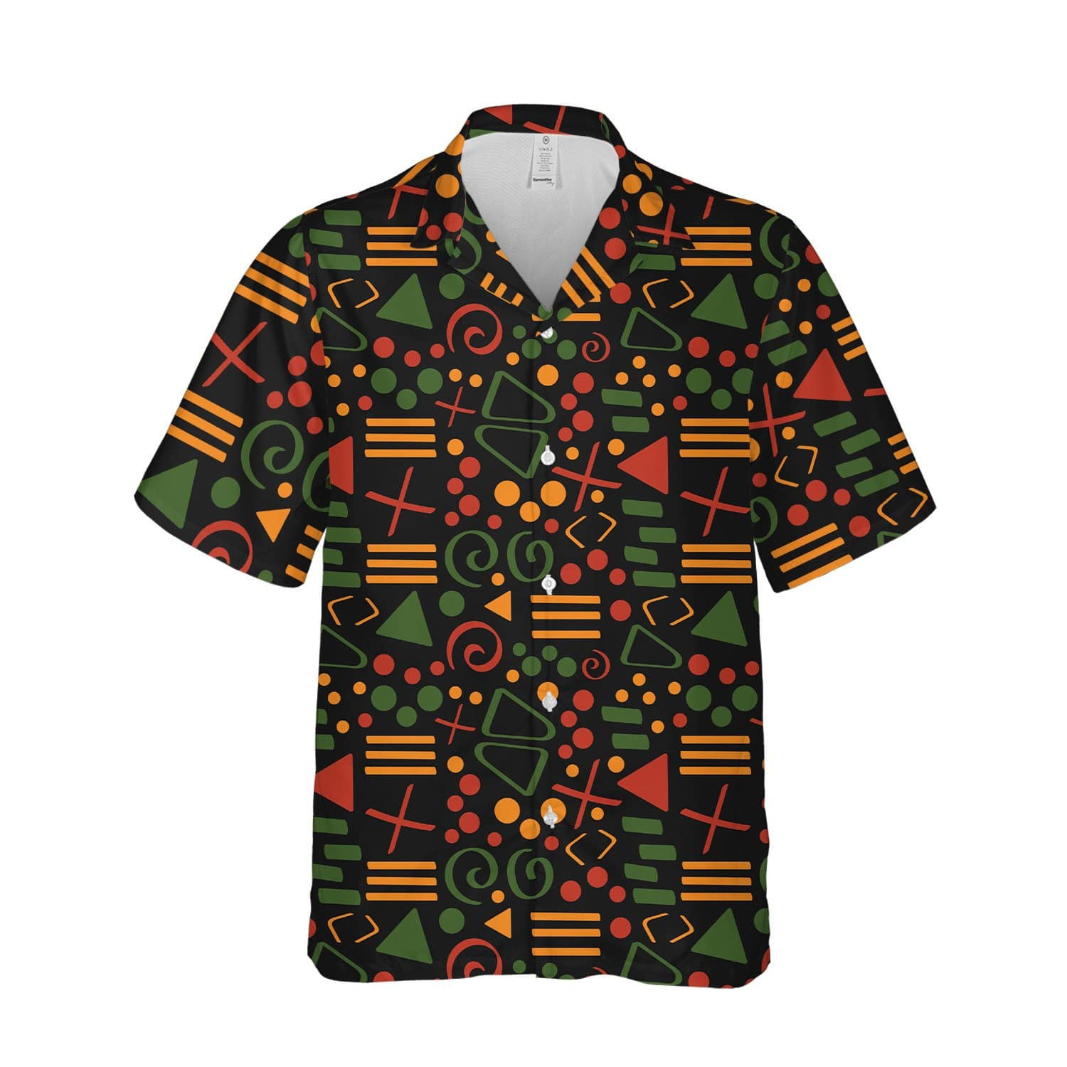 Juneteenth Tribal African Ethnic Seamless Pattern Unisex Hawaiian Shirts