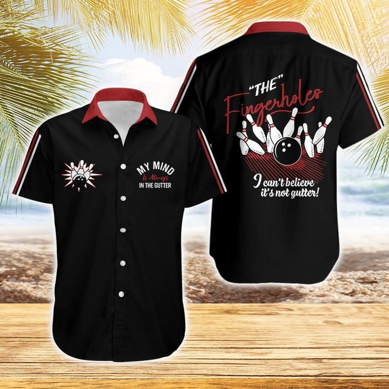 My Mind In The Gutter Bowling Hawaiian Shirts Dh