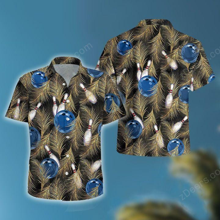 Simple Bowling Tropical Unisex Hawaiian Shirts