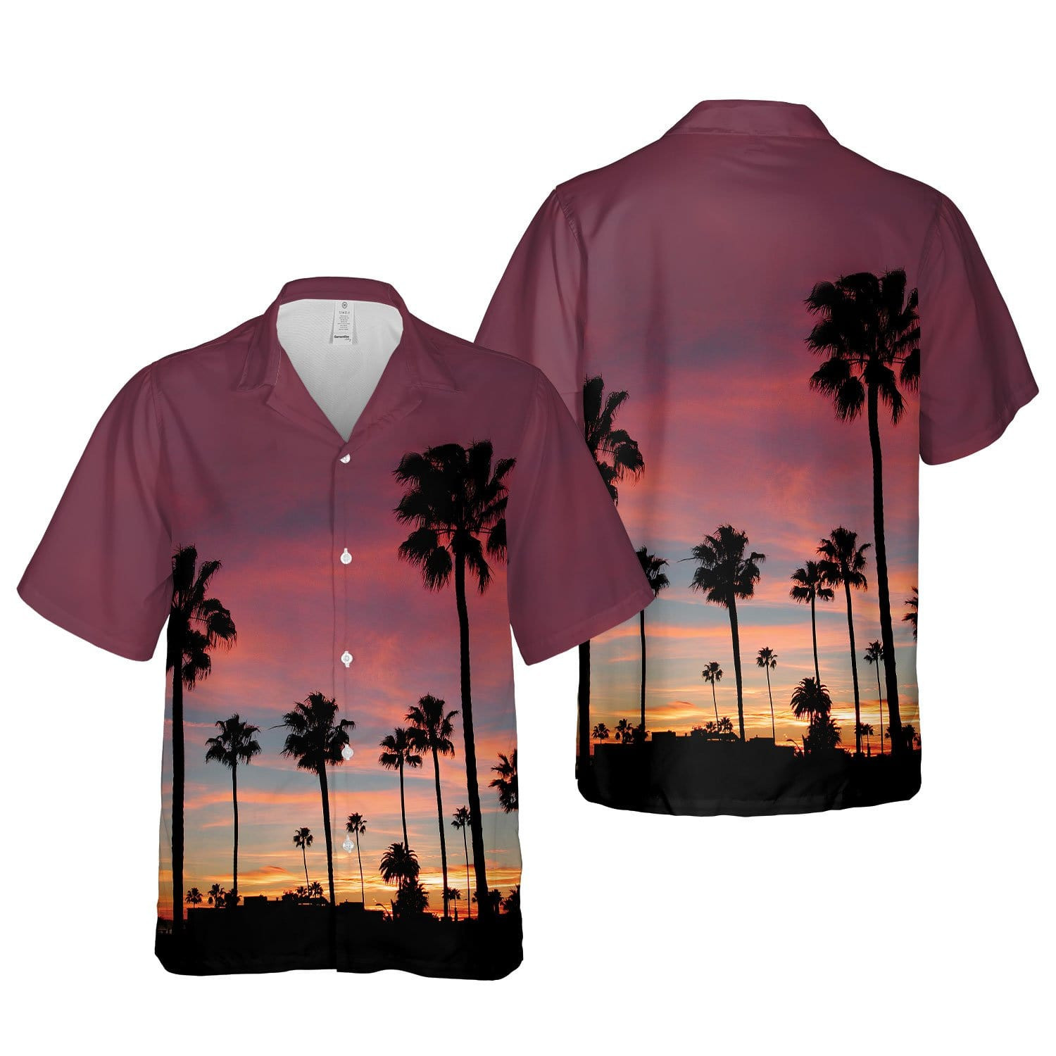 Sunset Venice Beach Unisex Hawaiian Shirts 160621L