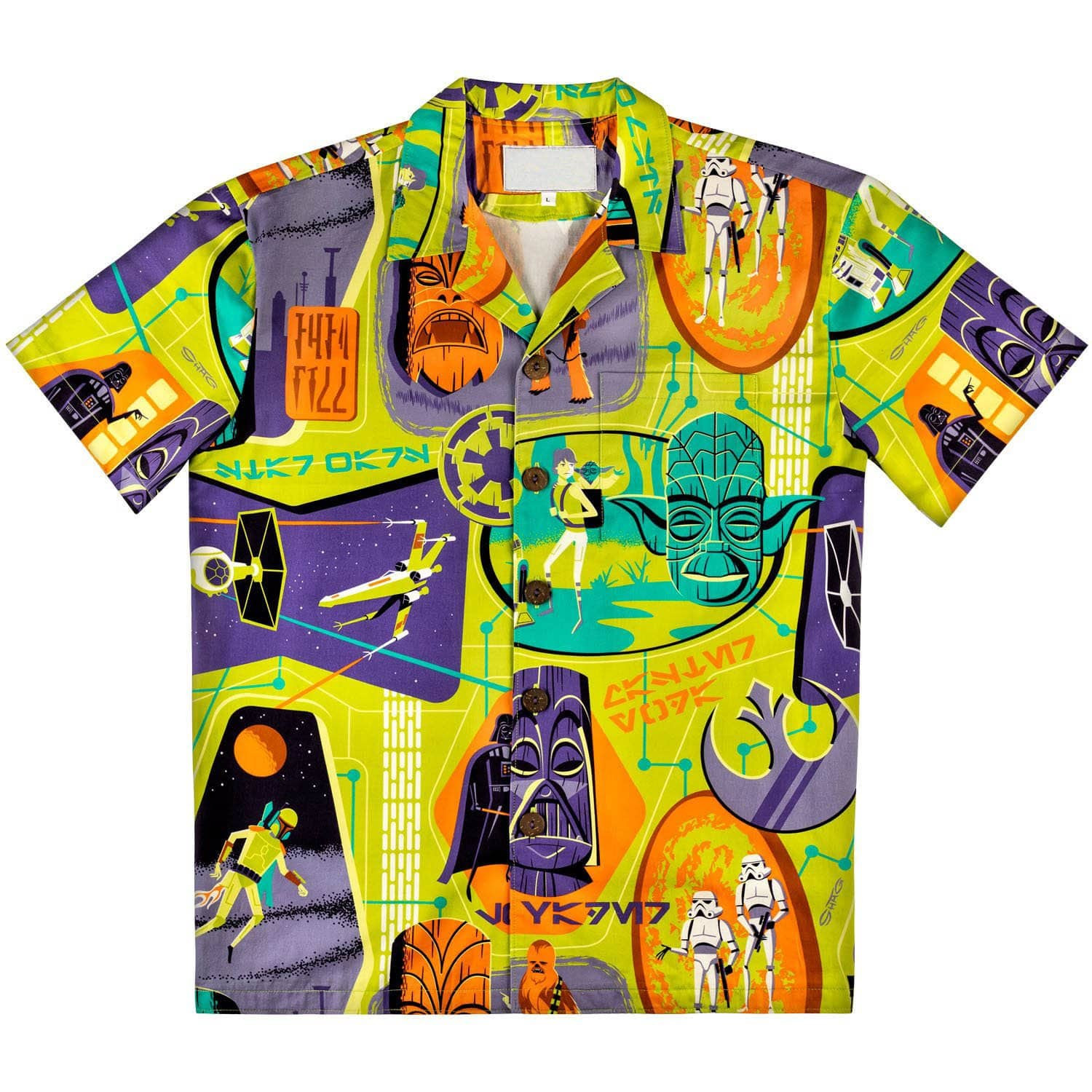 Sw Stormtrooper Tiki Tropical Hawaiian Aloha Shirts H