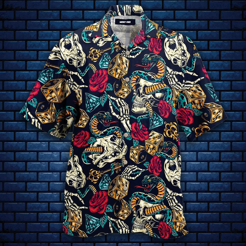 Tattoo Skull And Snake Amazing Aloha Hawaiian Shirts Dh