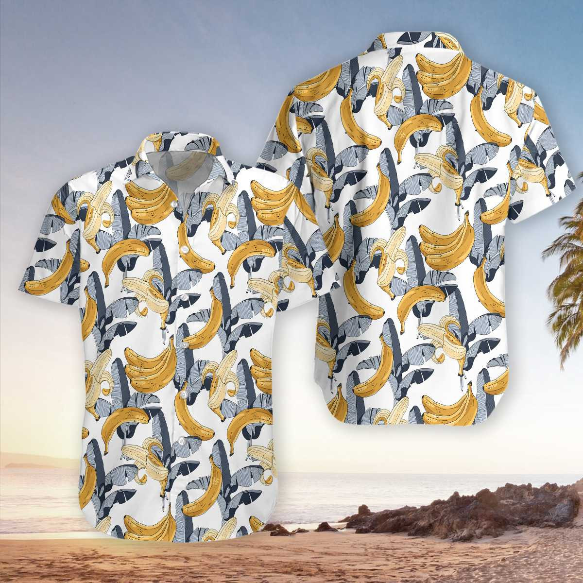 Tropical Banana Aloha Hawaiian Shirts Dh