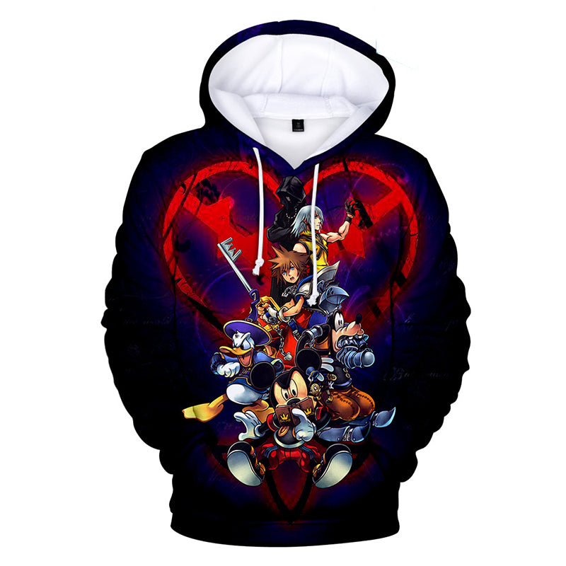 Kingdom Hearts Hoodies - Kingdom Hearts Series Character Sora Riku Hoodie