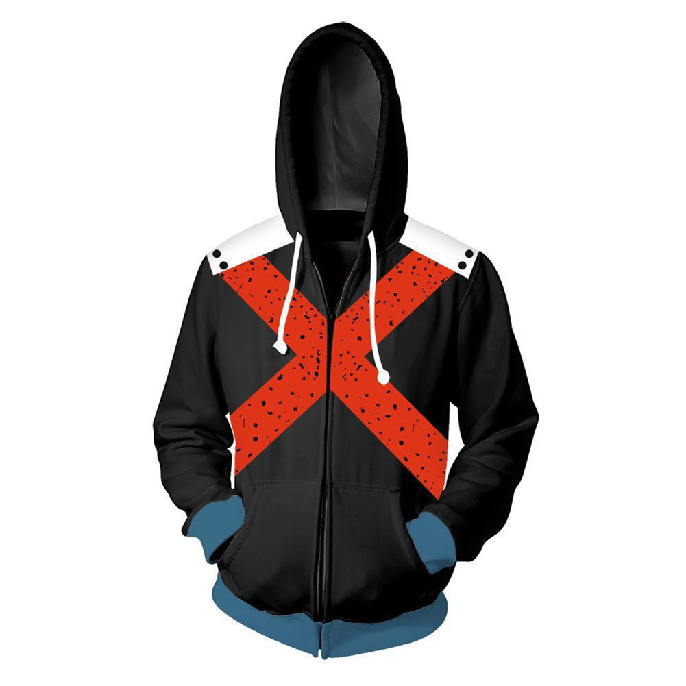 My Hero Academia Classic Zip Up 3D Hoodie Jacket Sweatshirt