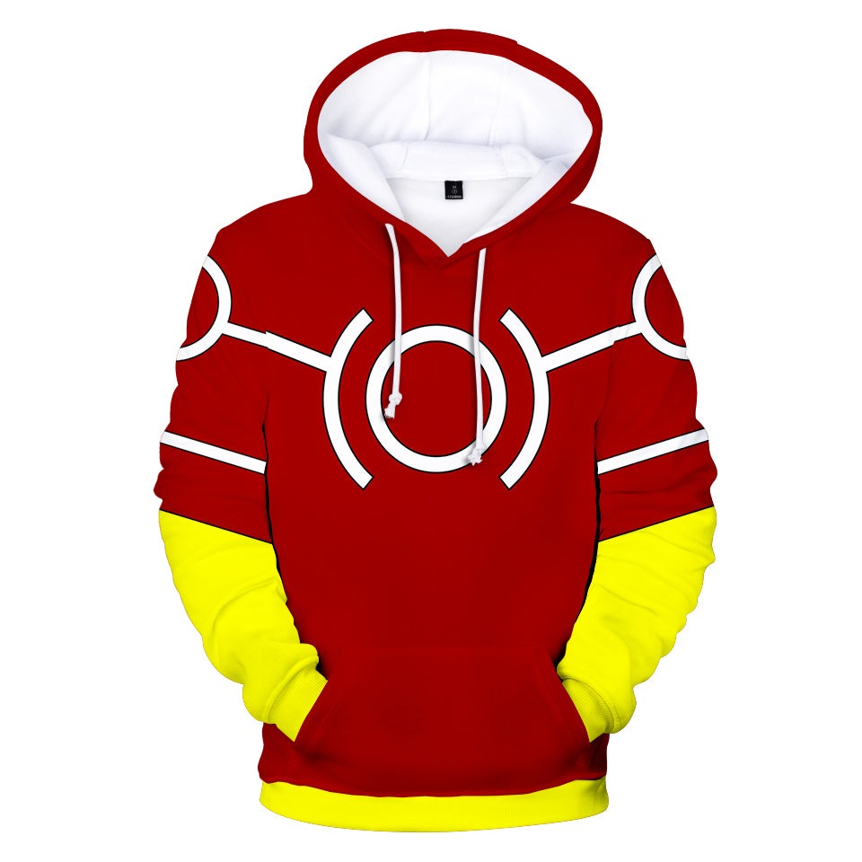 My Hero Academia Hoodies - Cosplay All Might Silver Age Boku No Hero Academia Red Hoodie