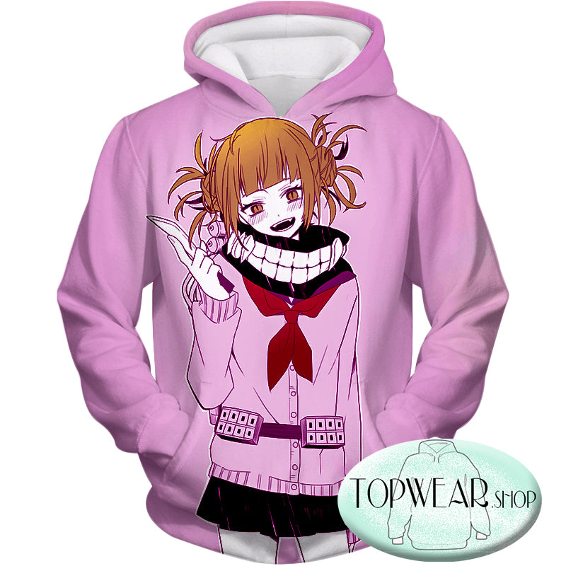 My Hero Academia Hoodies - Dangerous and Cool Villain Himiko Toga Cool Pullover Hoodie