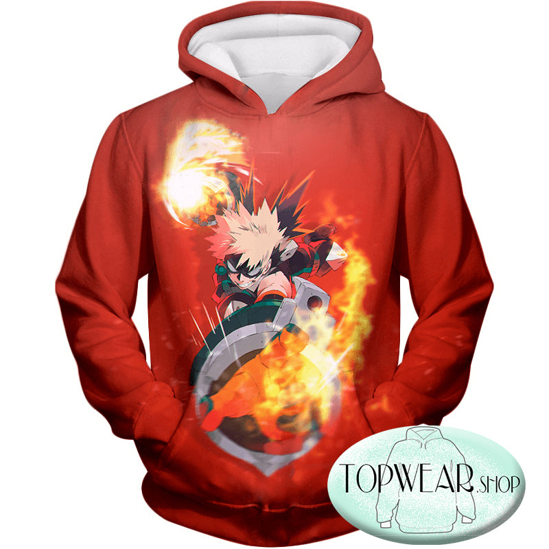 My Hero Academia Hoodies - Katsuki Bakugo Explosion Pullover Hoodie