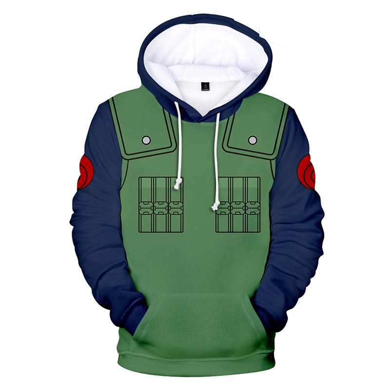 Naruto Hoodies - Naruto Anime Series Kakashi Unisex Cosplay Hoodie