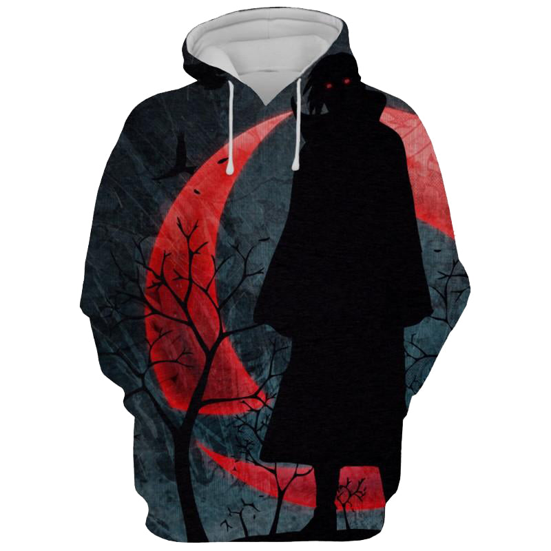 Naruto Itachi Uchiha 3D Printed Hoodie