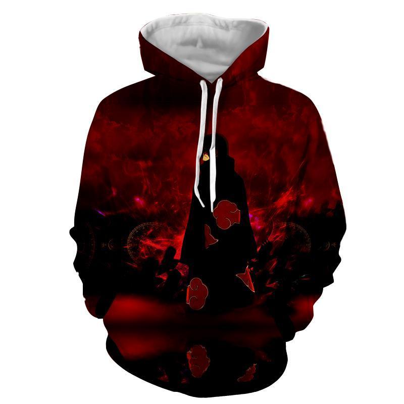 Naruto Itachi Uchiha Akatsuki Ninja Hoodie