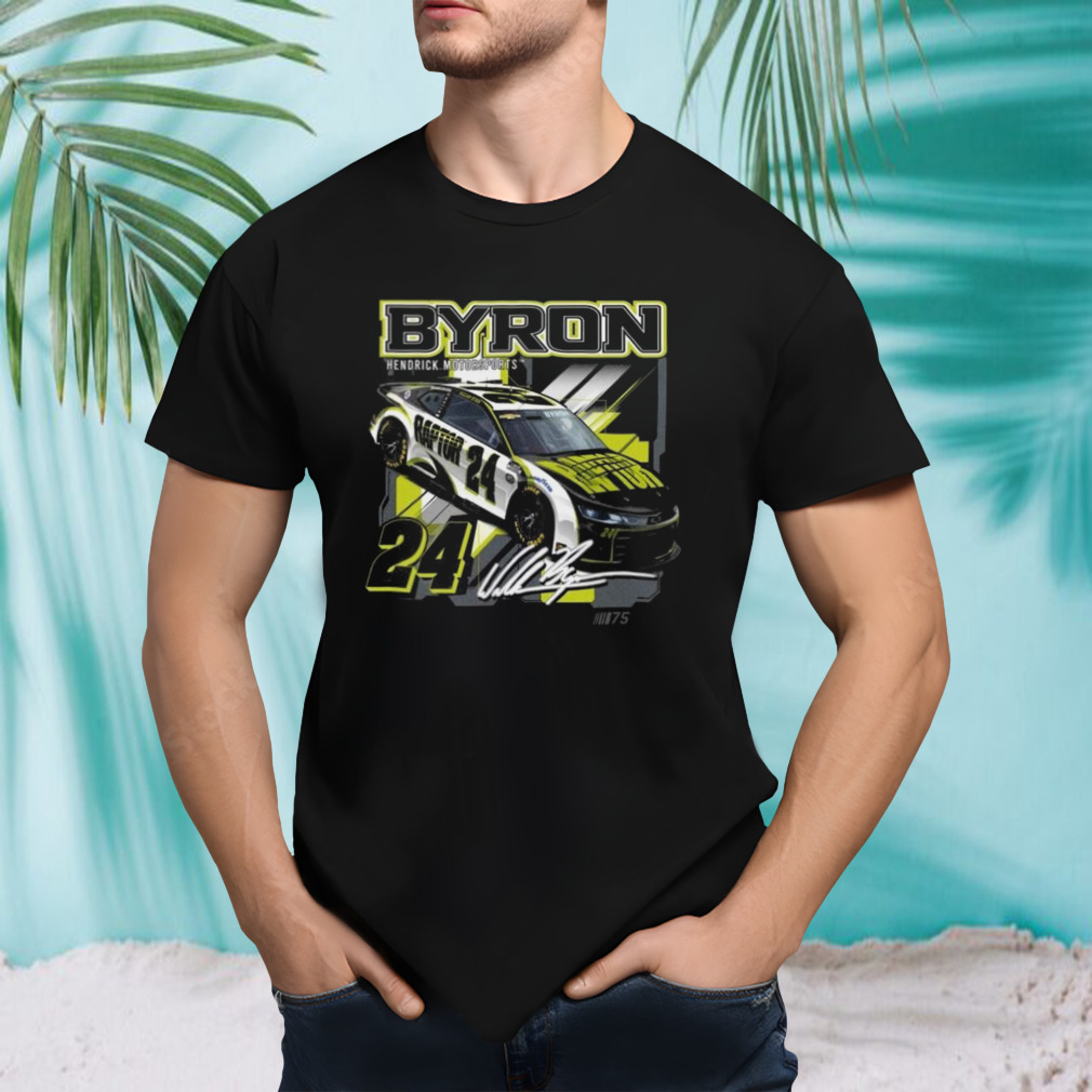 William Byron 2023 Raptor Draft Signature T-Shirt