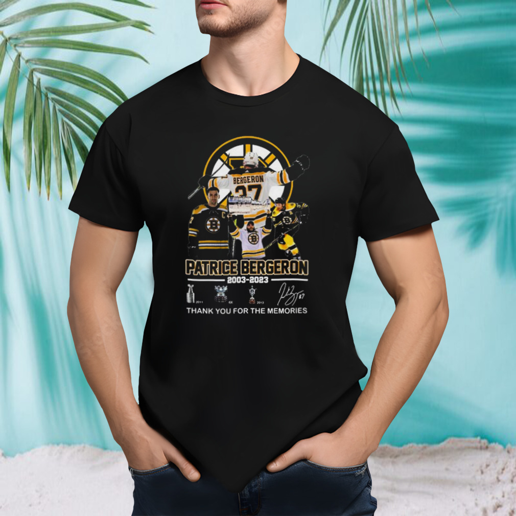 patrice Bergeron 2003 2023 Memories T Shirt