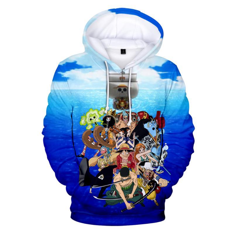 One Piece 3D MenWomen Classic Hoodies - New Fashion Anime Hoody Sweatshirts