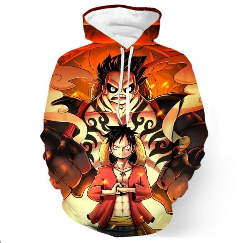 One Piece Luffy Gear Fourth 3D Hoodie