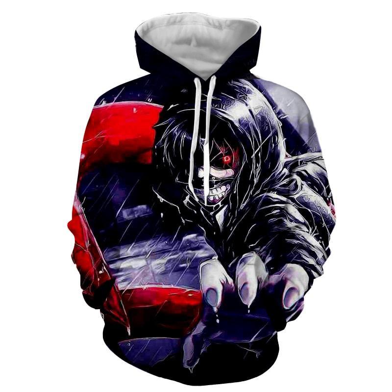 Tokyo Ghoul Anime Kakuja 3D Printed Hoodie