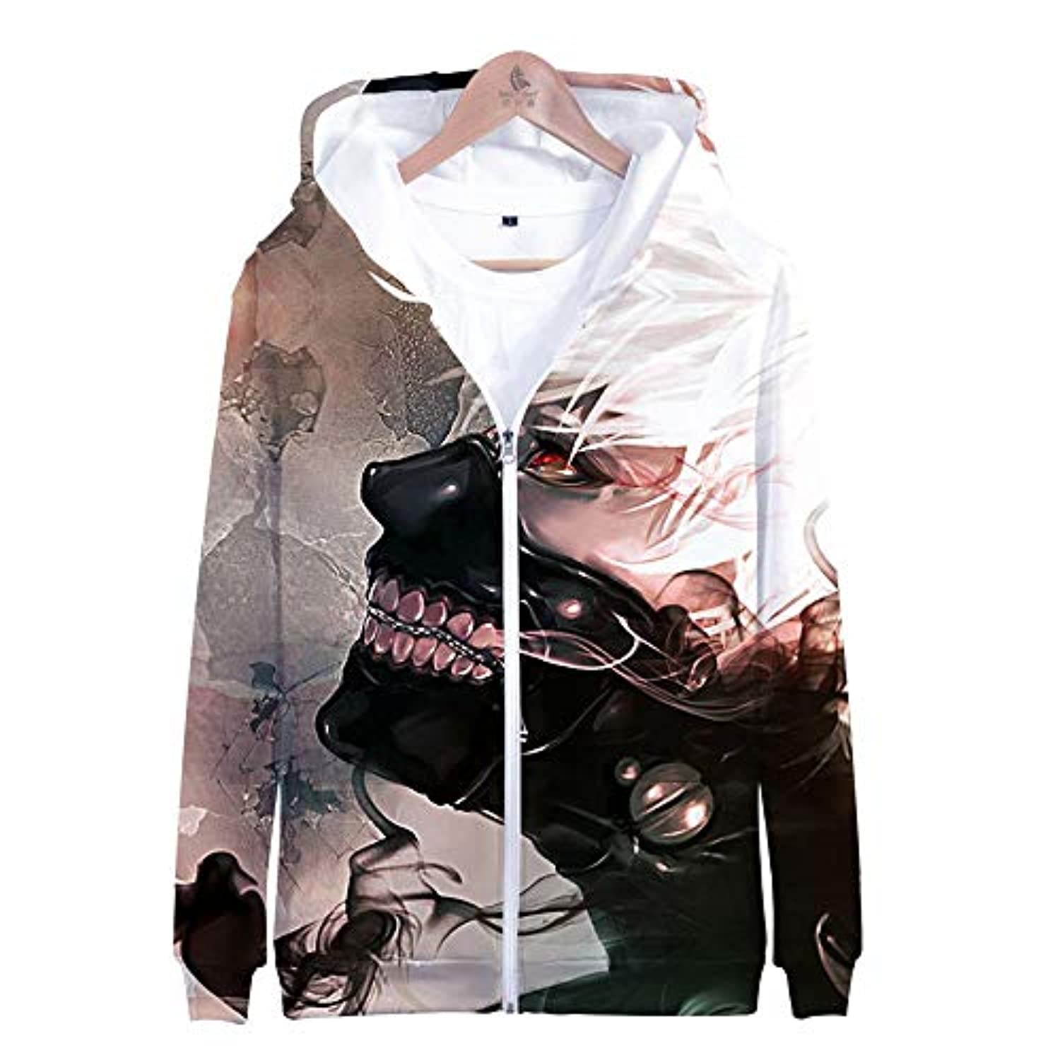 Tokyo Ghoul Hoodie Jacket - Kaneki Ken Hoody Pullovers Sweatshirt