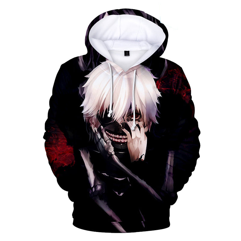 Tokyo Ghoul Hoodies - Tokyo Ghoul Anime Series Kaneki Character Hoodie