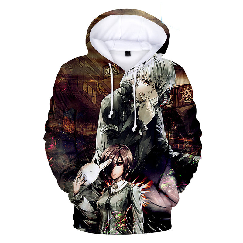 Tokyo Ghoul Hoodies - Tokyo Ghoul Anime Series Kaneki Ken Kirishima Hoodie