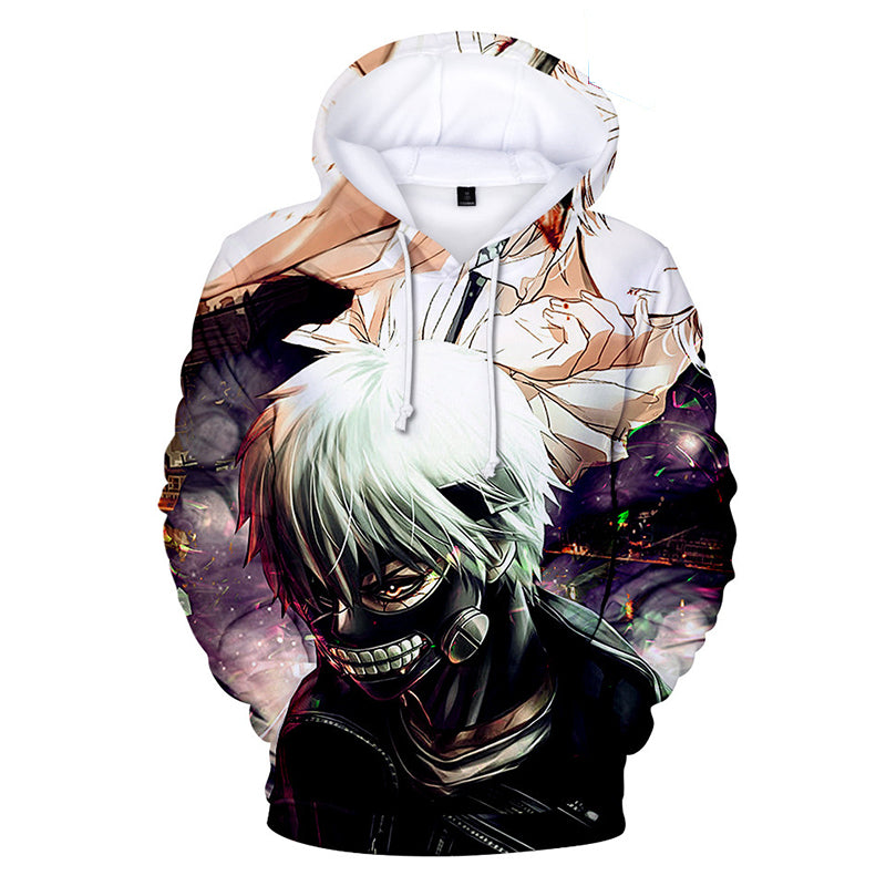 Tokyo Ghoul Hoodies - Tokyo Ghoul Anime Series Super Cool Kaneki Ken Hoodie